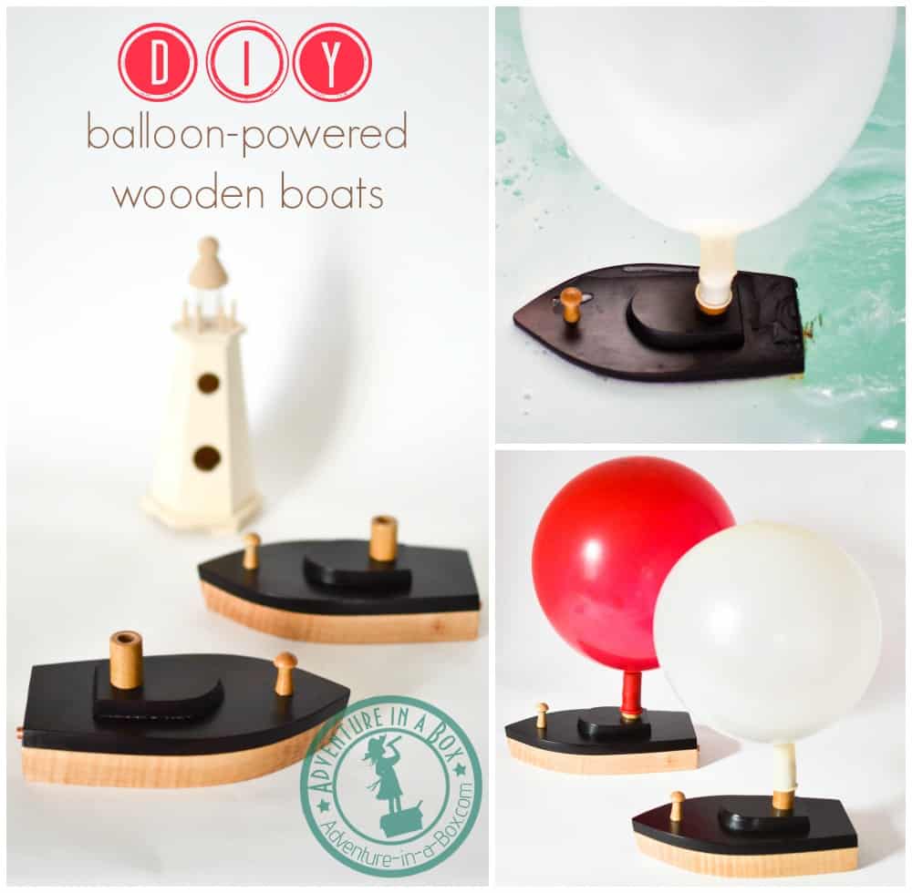 DIY Wooden Boat – Balloon-Powered