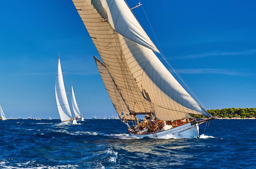 If you’re using sails, you get to go first