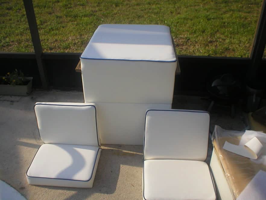 Making New Marine Vinyl Boat Seats