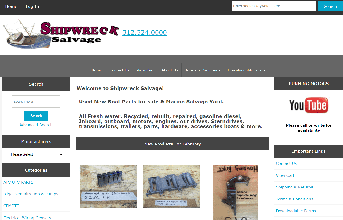 Shipwreck Salvage – across the northern US