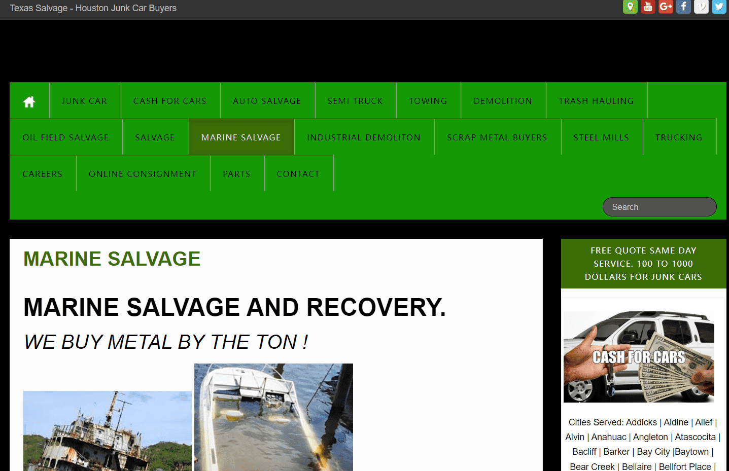 Texas Salvage and Surplus Buyers – Texas