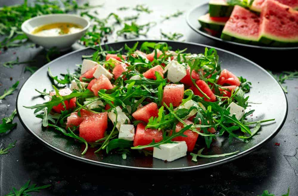 Watermelon, Feta and Mint Salad