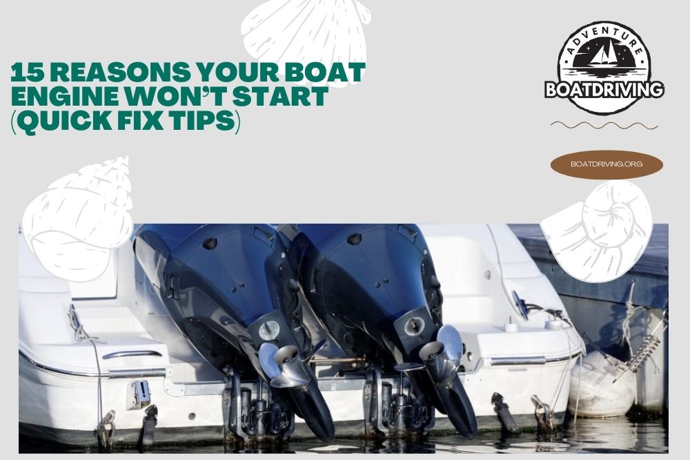 15 Reasons Your Boat Engine Won’t Start (Quick Fix Tips)