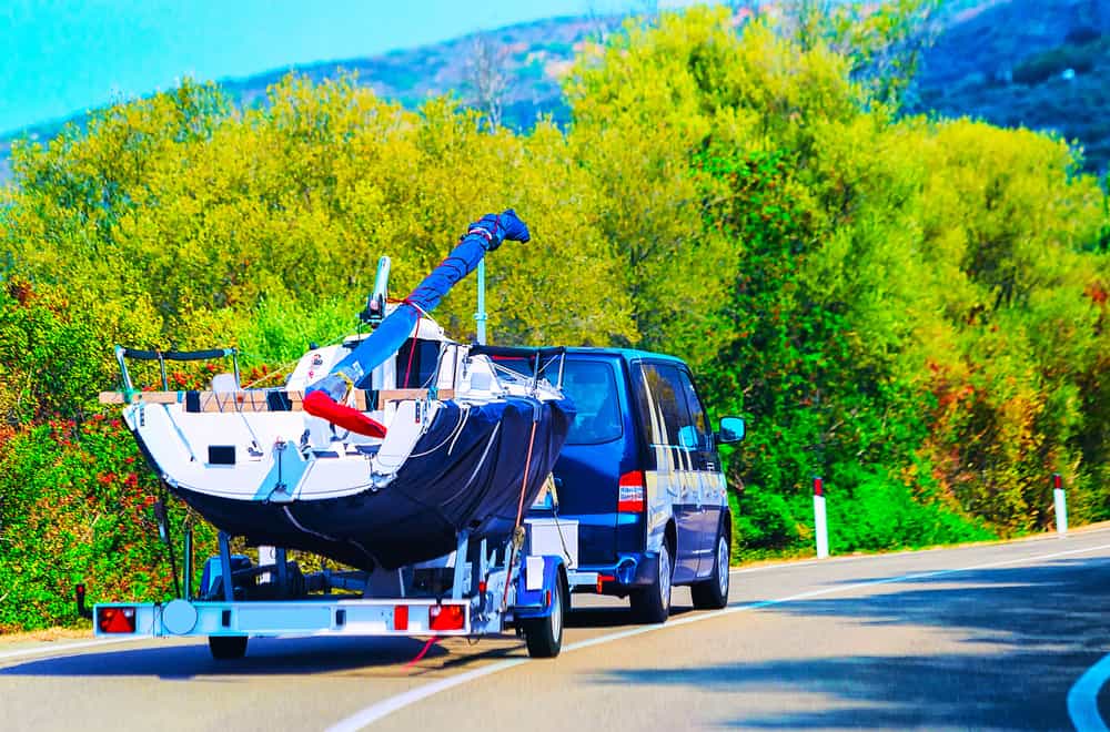 Check the weather before a long triple towing journey