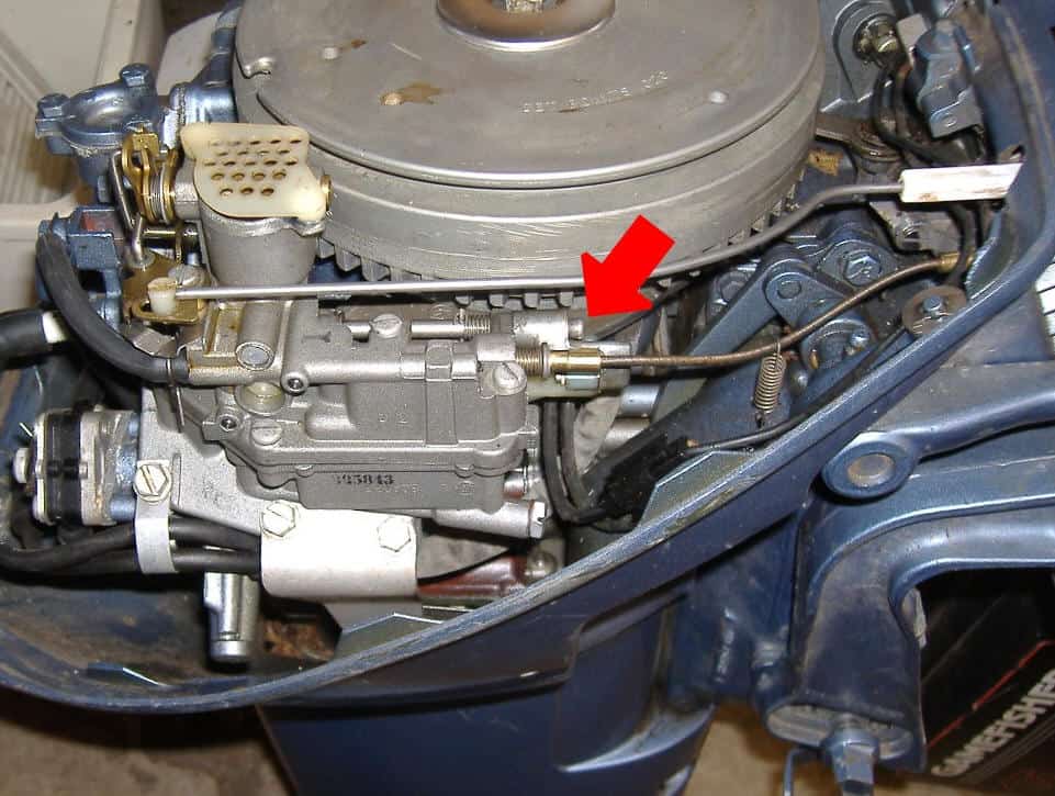 Dented-choke-linkage