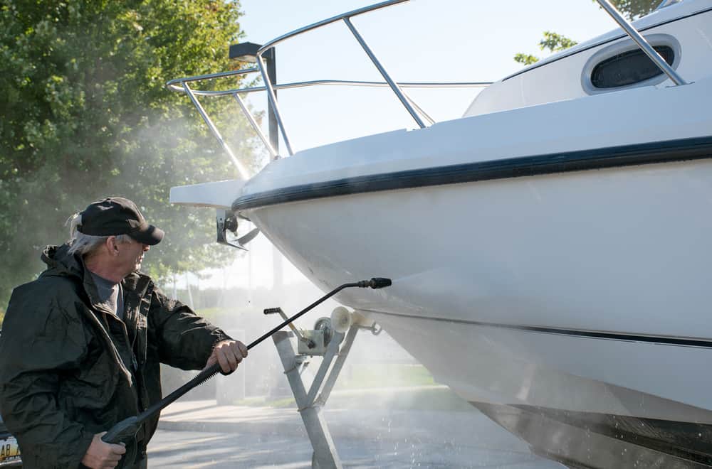 Hose Down The Boat After Each Use