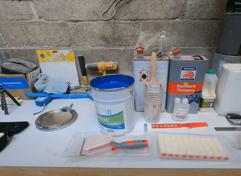 Tools-for-gel-coating-a-boat
